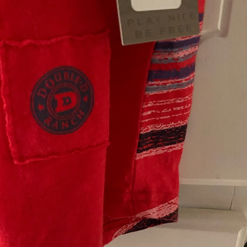 Double D Ranch Red Tank Top with Bull Design - Picture 4 of 9